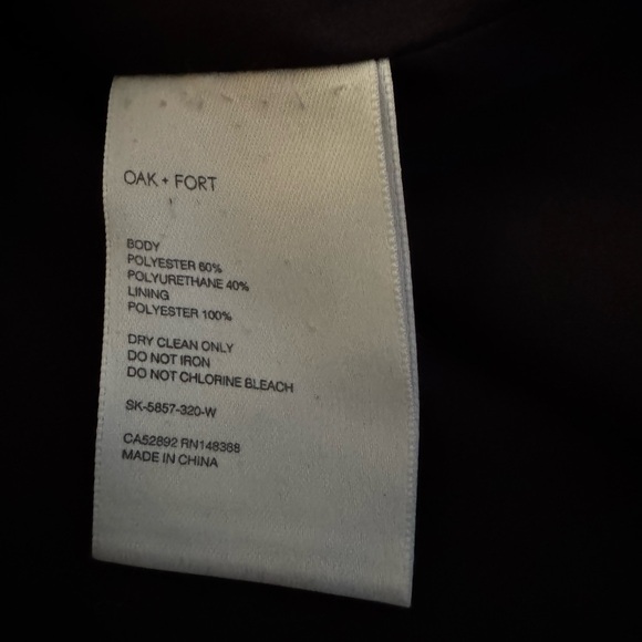 Oak and Fort Faux Leather Mini Skirt - Picture 9 of 9